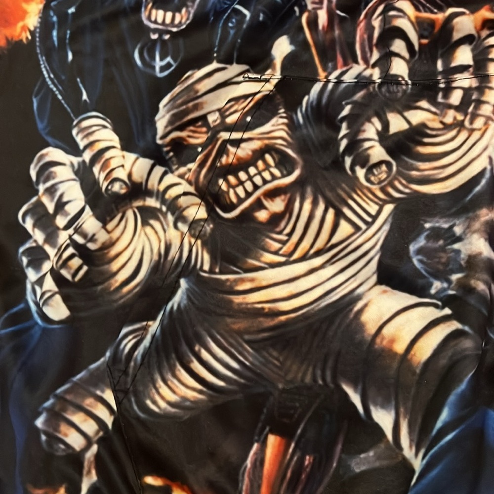 Black Iron Maiden hoodie with front and back graphics size XXL - Picture 11 of 13